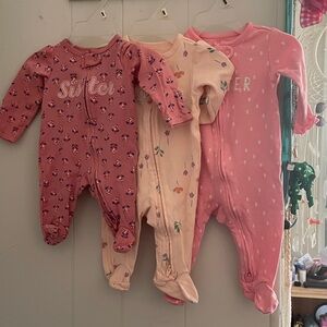 Set of 3 “little sister” pj’s